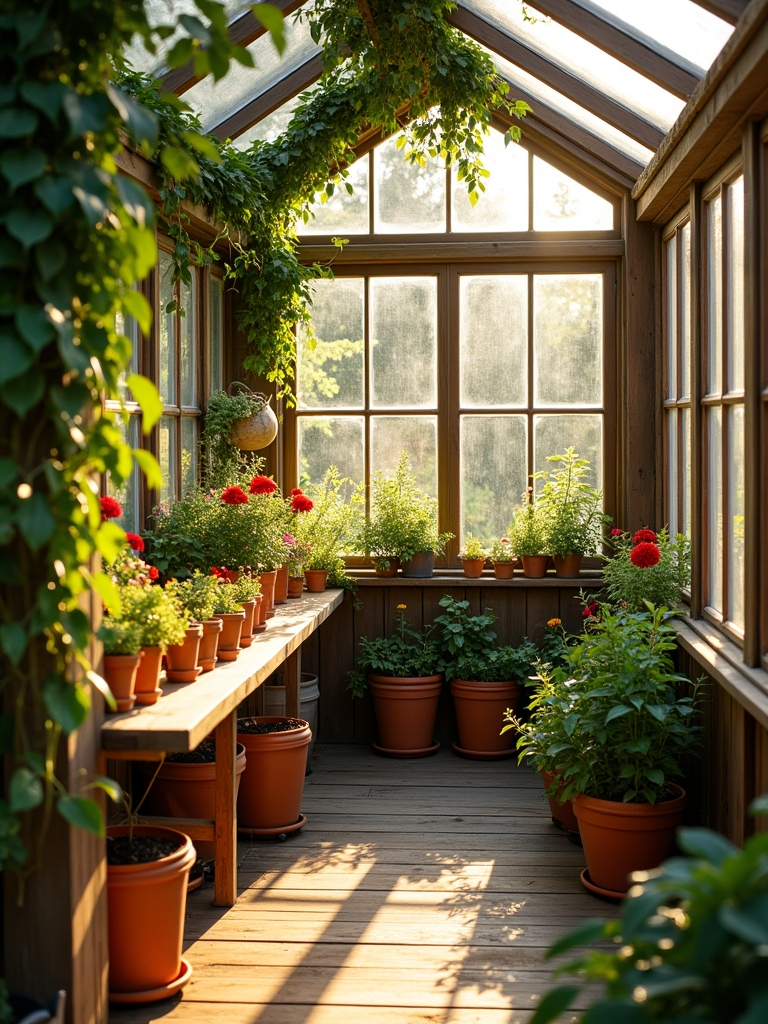 year round hydroponic gardening space