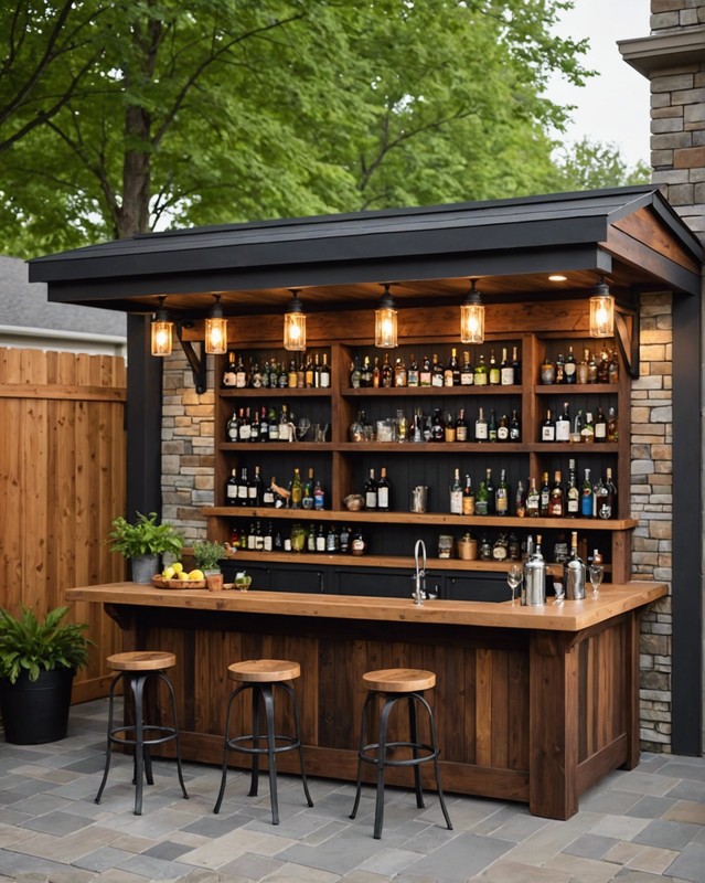Outdoor bar