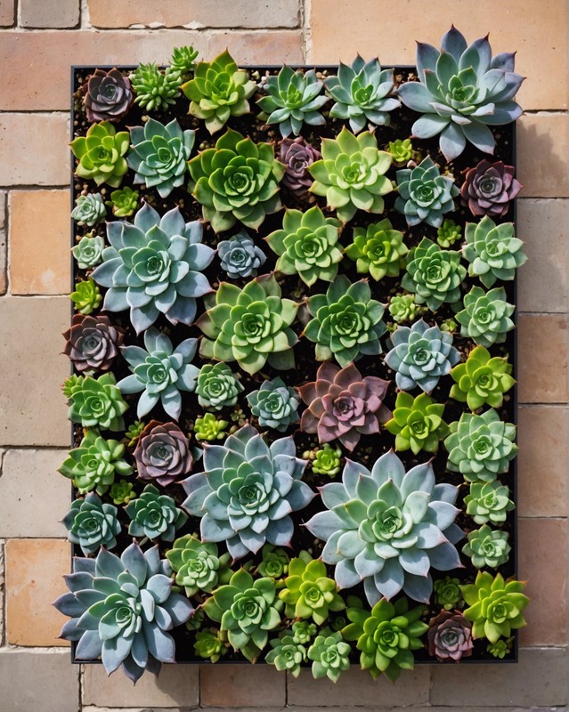Succulent Wall Garden