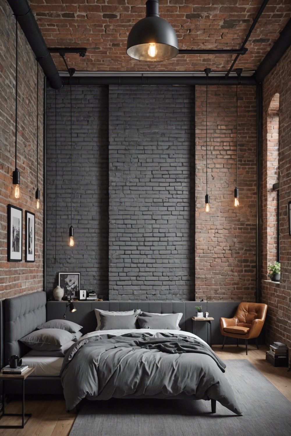 Industrial Chic with Exposed Brick
