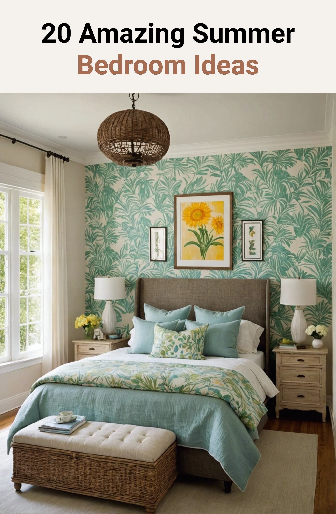 20 Amazing Summer Bedroom Ideas