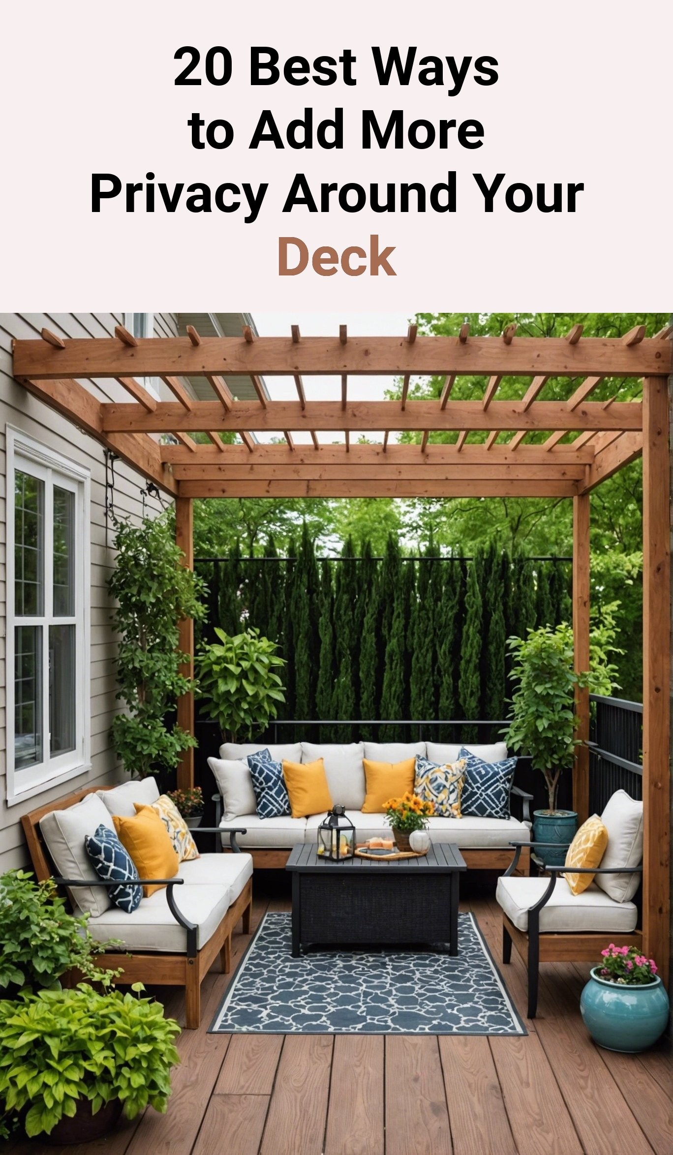 20 Best Ways to Add More Privacy Around Your Deck