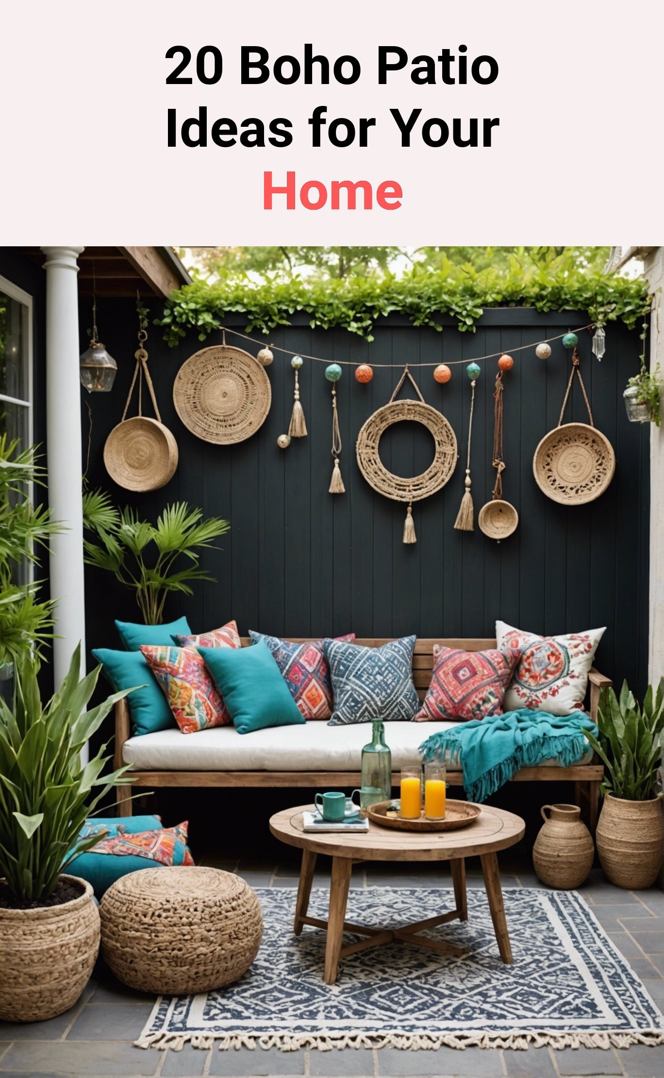 20 Boho Patio Ideas for Your Home
