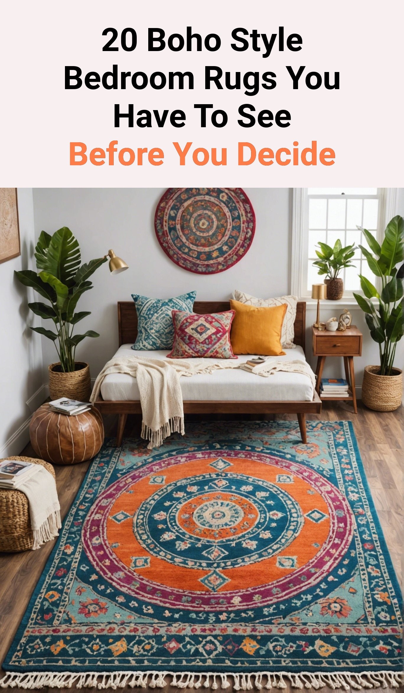 20 Boho Style Bedroom Rugs You Have To See Before You Decide