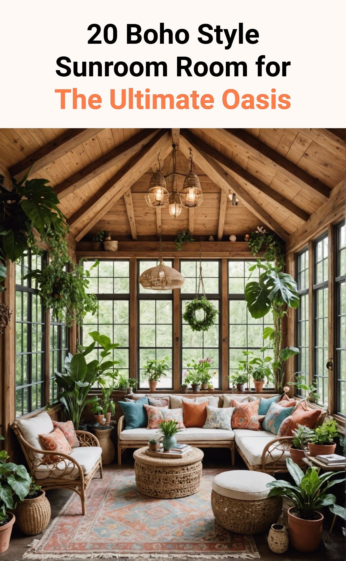 20 Boho Style Sunroom Room for The Ultimate Oasis