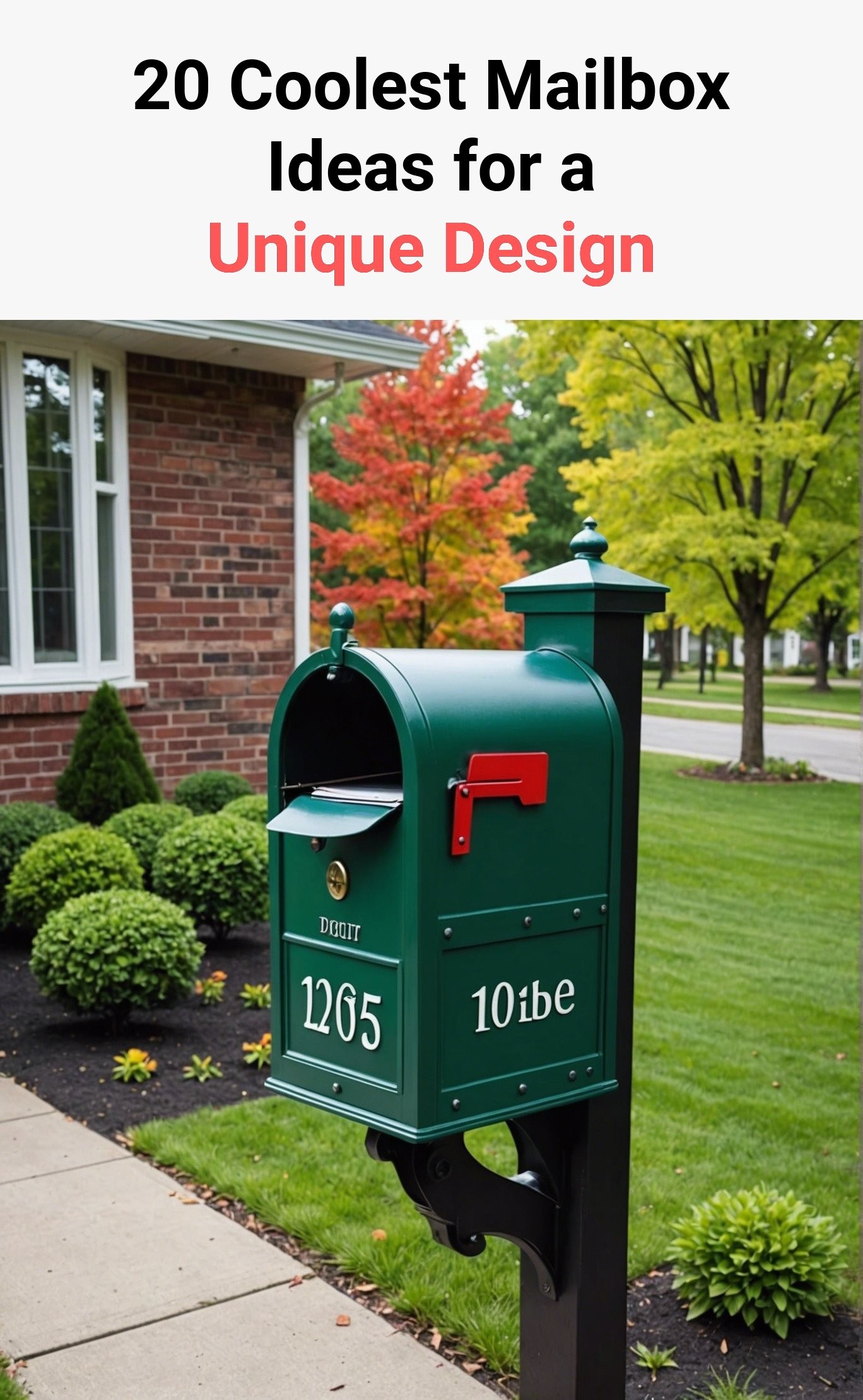 20 Coolest Mailbox Ideas for a Unique Design
