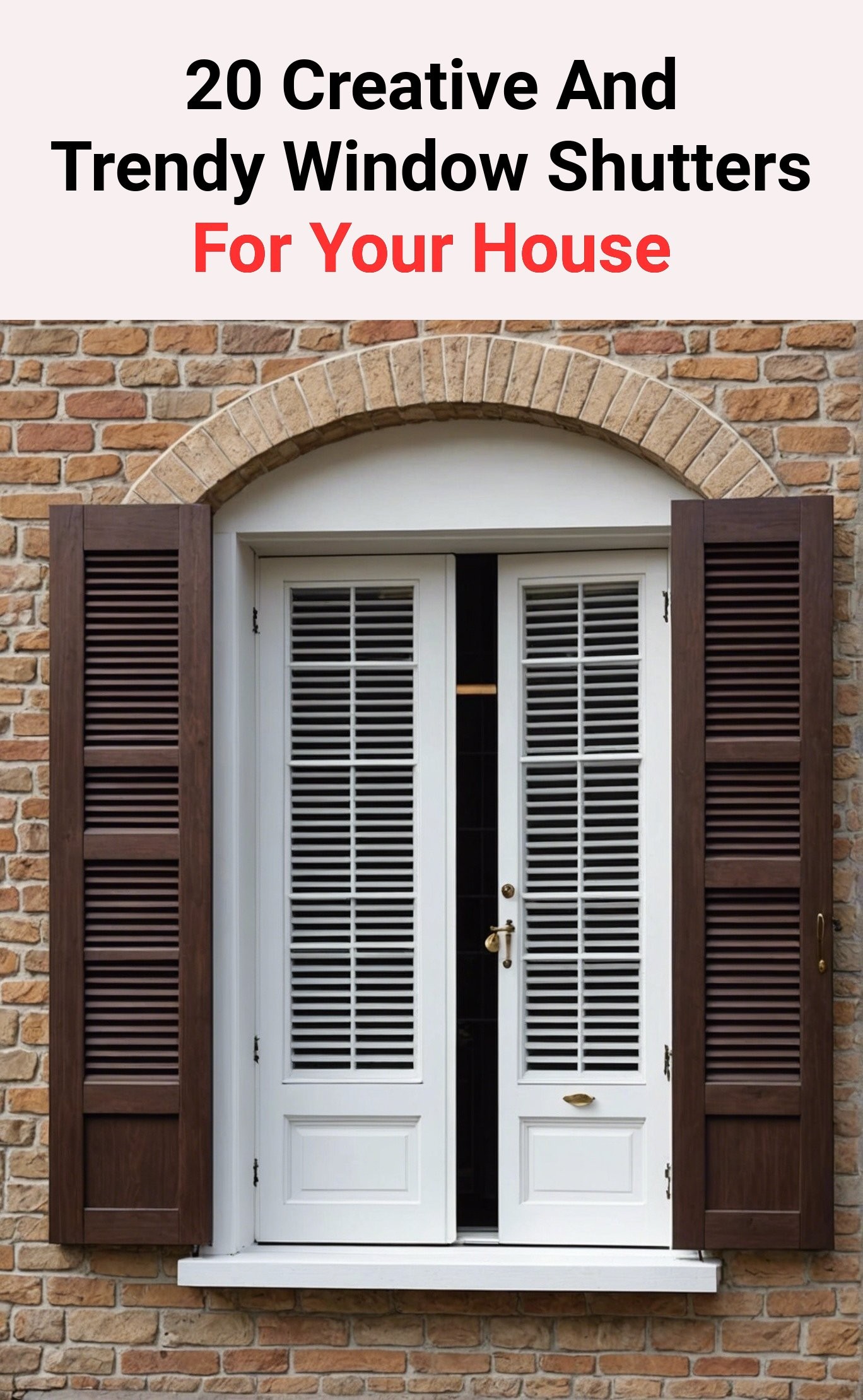 20 Creative And Trendy Window Shutters For Your House