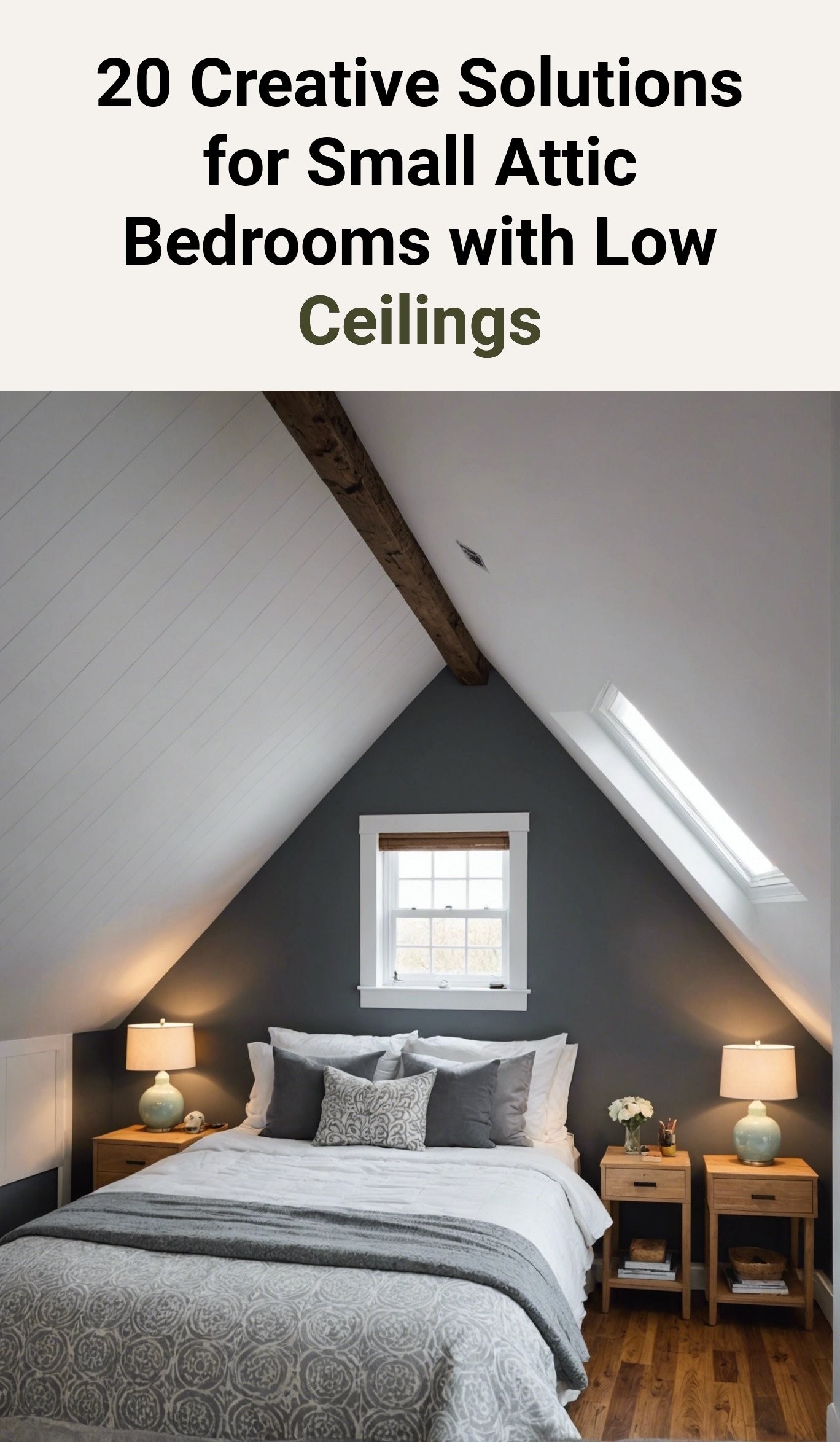 20 Creative Solutions for Small Attic Bedrooms with Low Ceilings