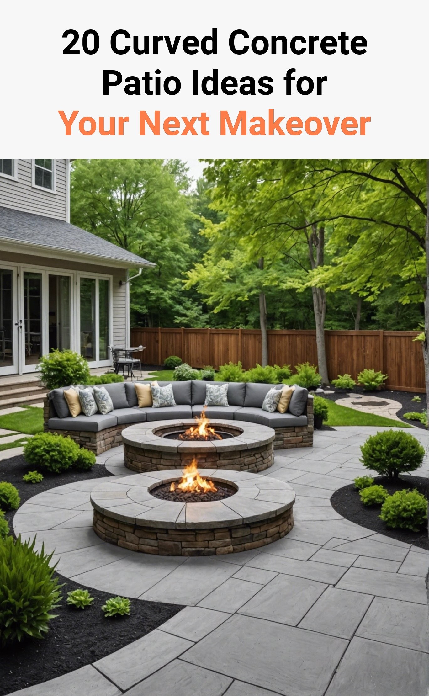 20 Curved Concrete Patio Ideas for Your Next Makeover