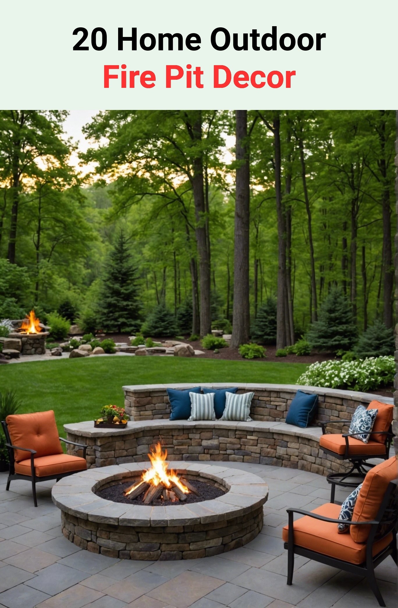 20 Home Outdoor Fire Pit Decor