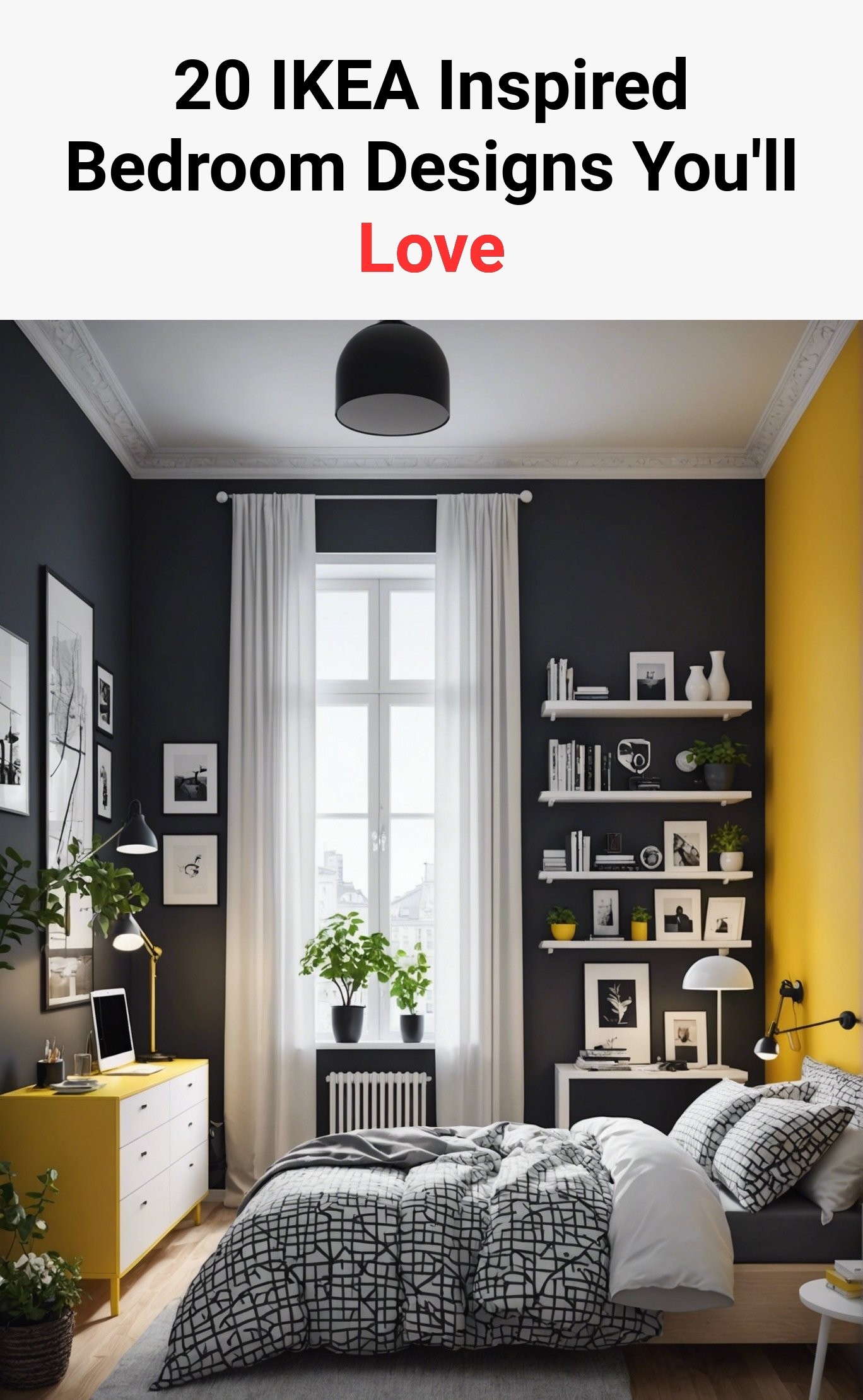 20 IKEA Inspired Bedroom Designs You'll Love