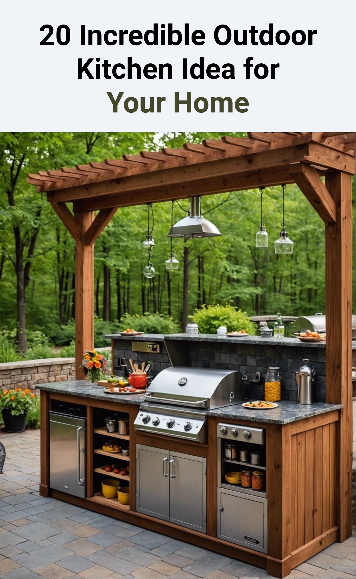 20 Incredible Outdoor Kitchen Idea for Your Home