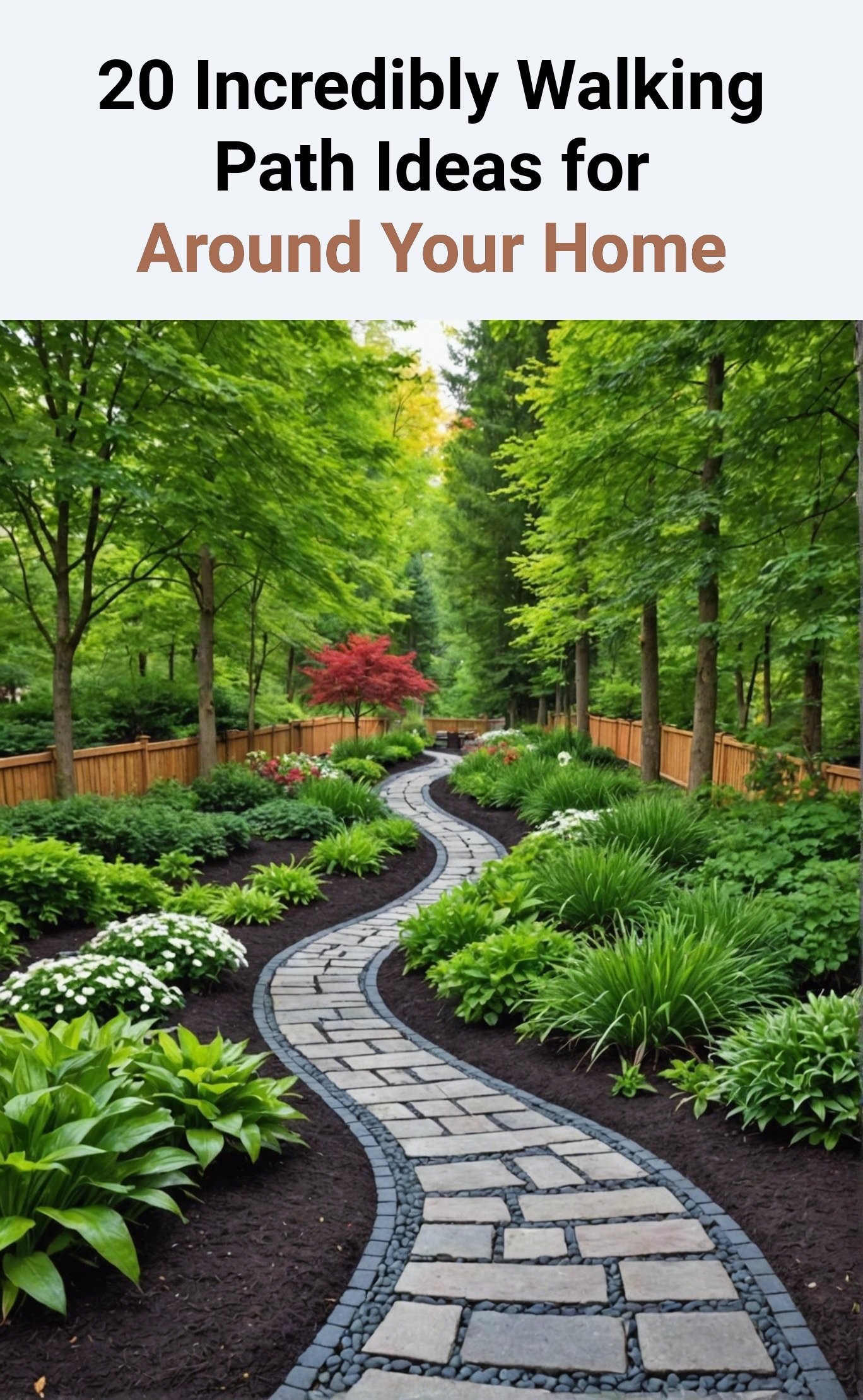 20 Incredibly Walking Path Ideas for Around Your Home