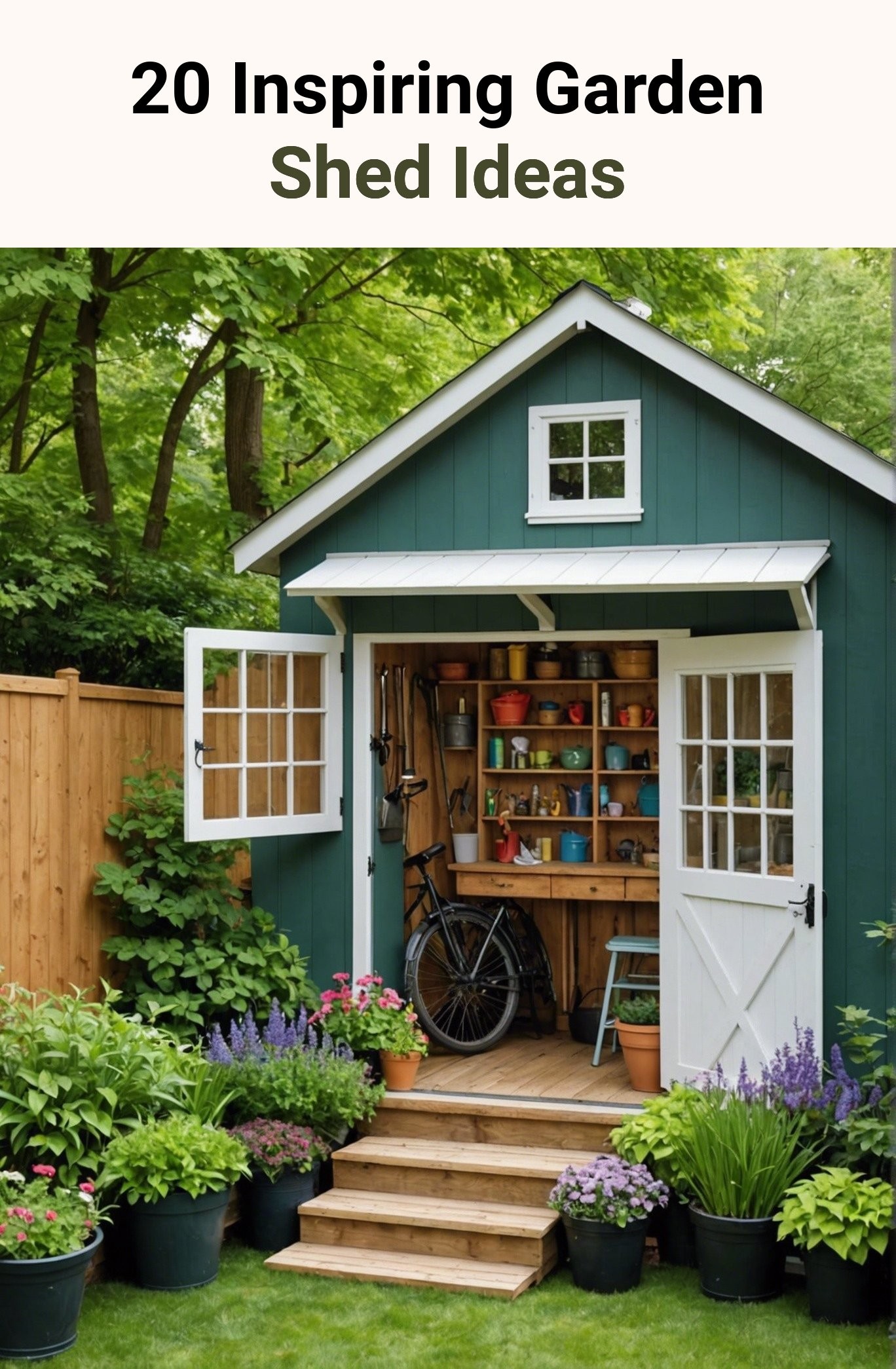 20 Inspiring Garden Shed Ideas