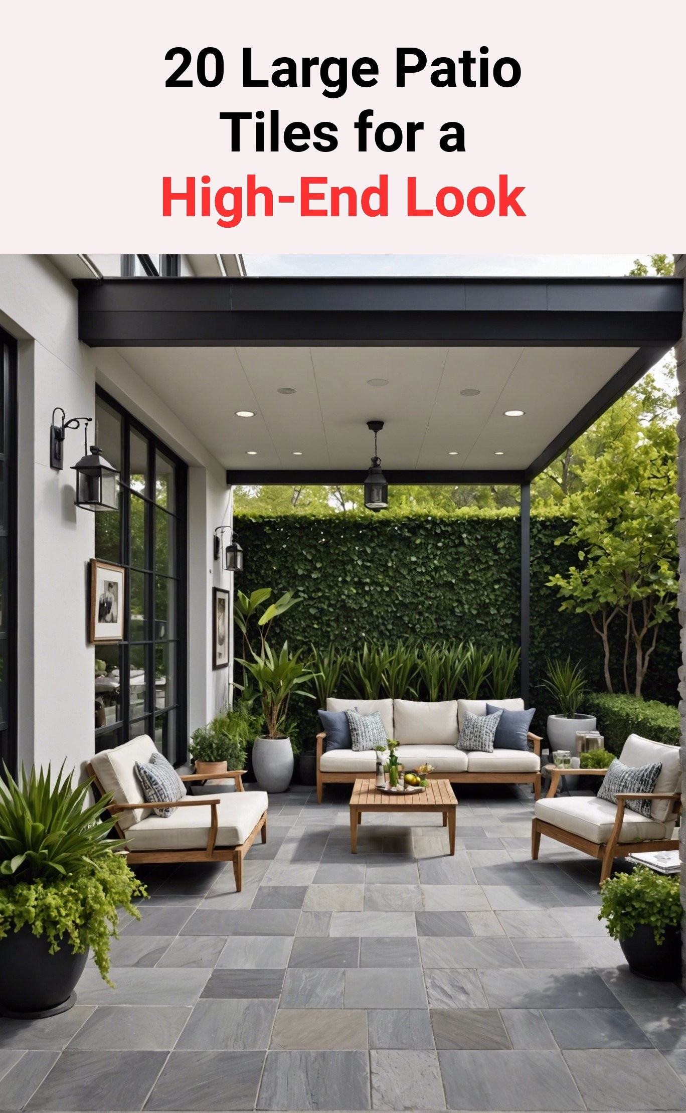 20 Large Patio Tiles for a High-End Look