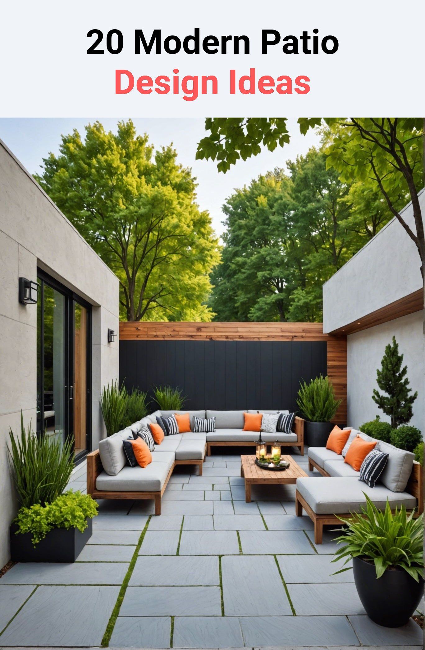 20 Modern Patio Design Ideas