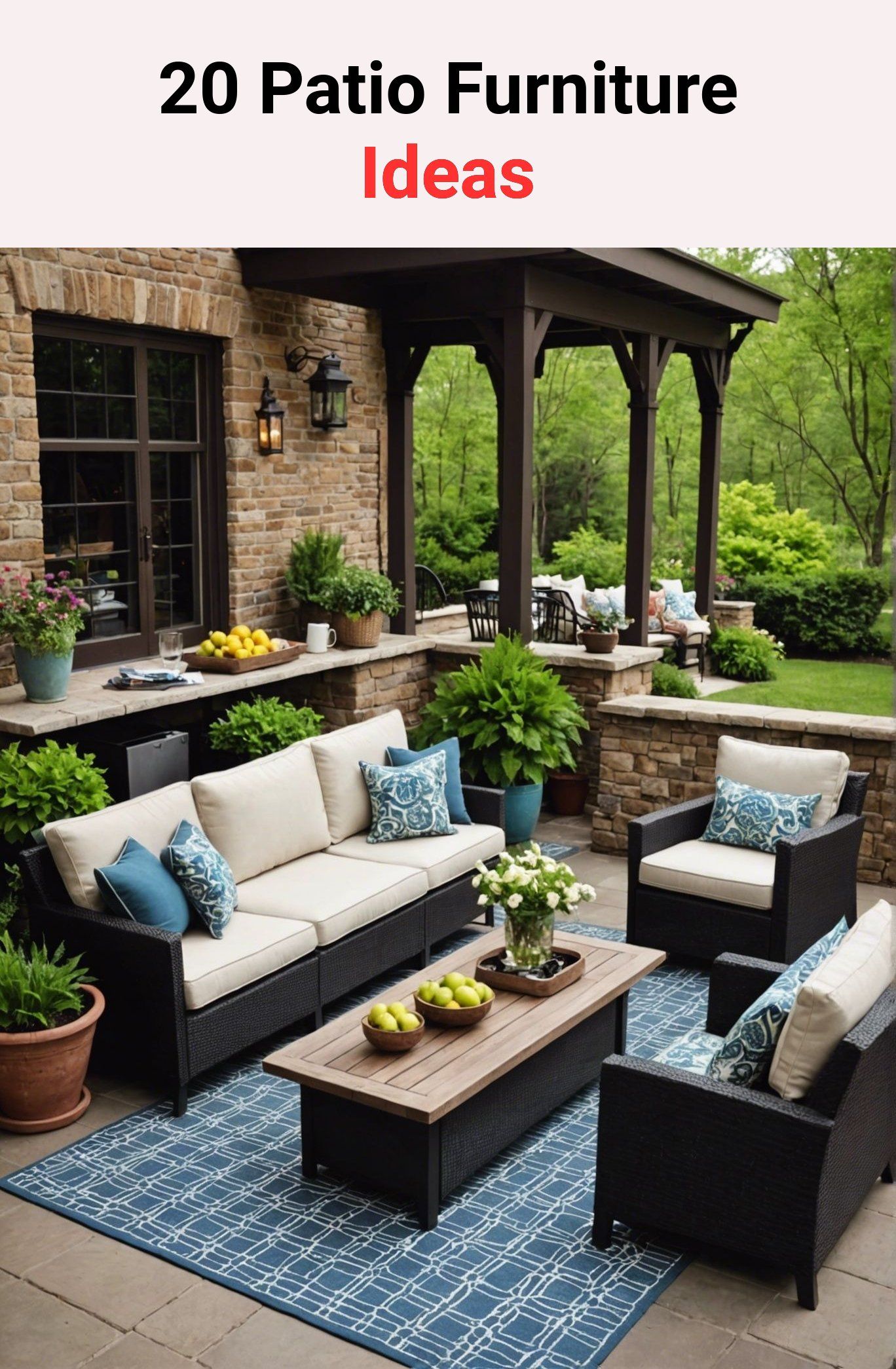 20 Patio Furniture Ideas
