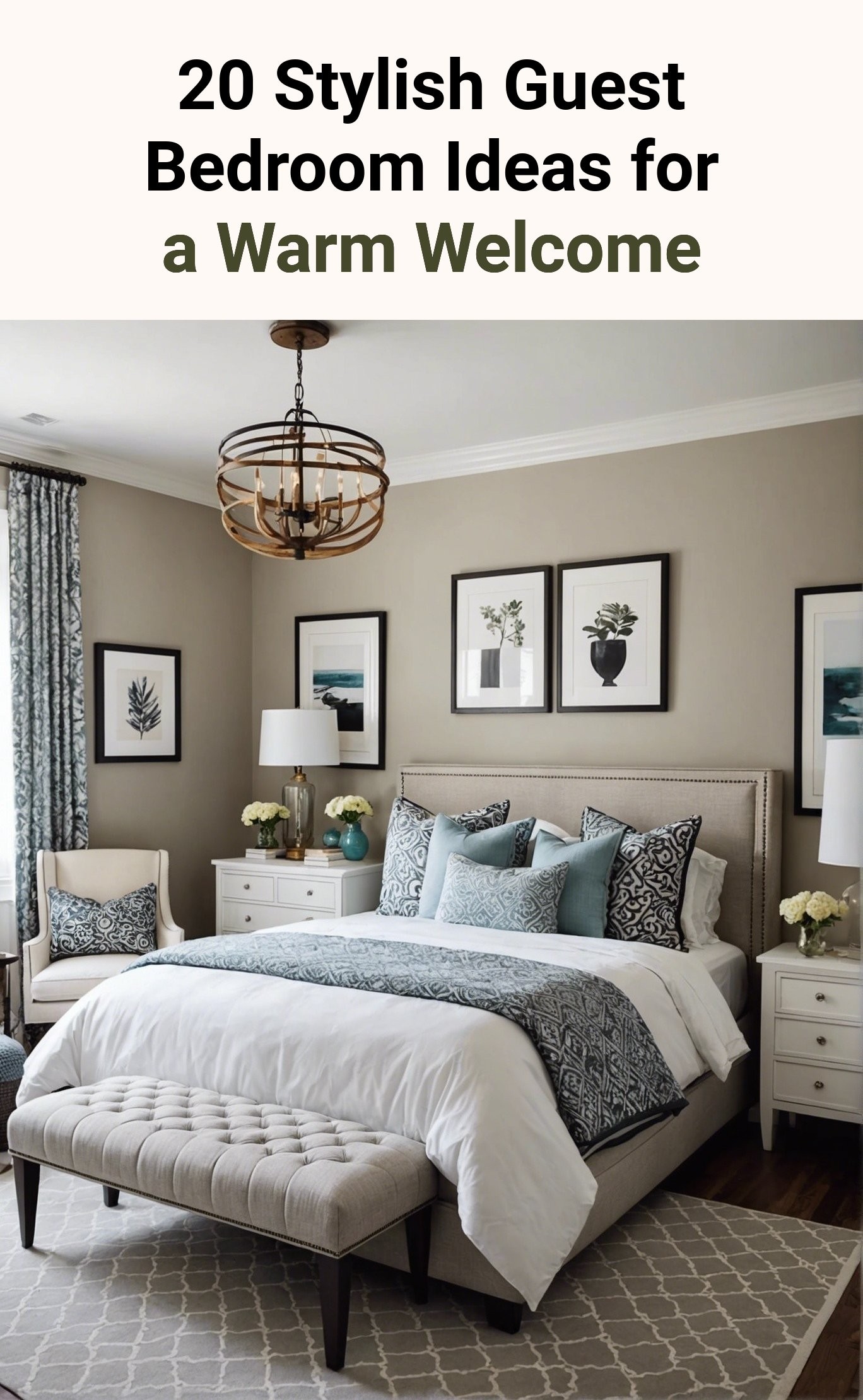 20 Stylish Guest Bedroom Ideas for a Warm Welcome