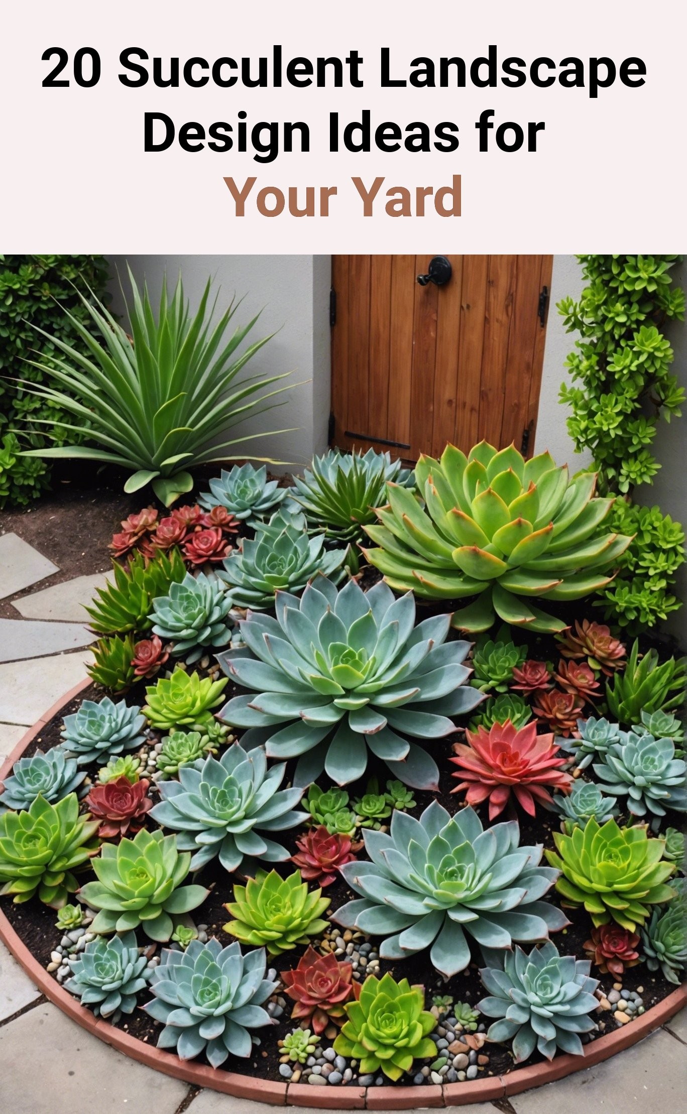 20 Succulent Landscape Design Ideas for Your Yard