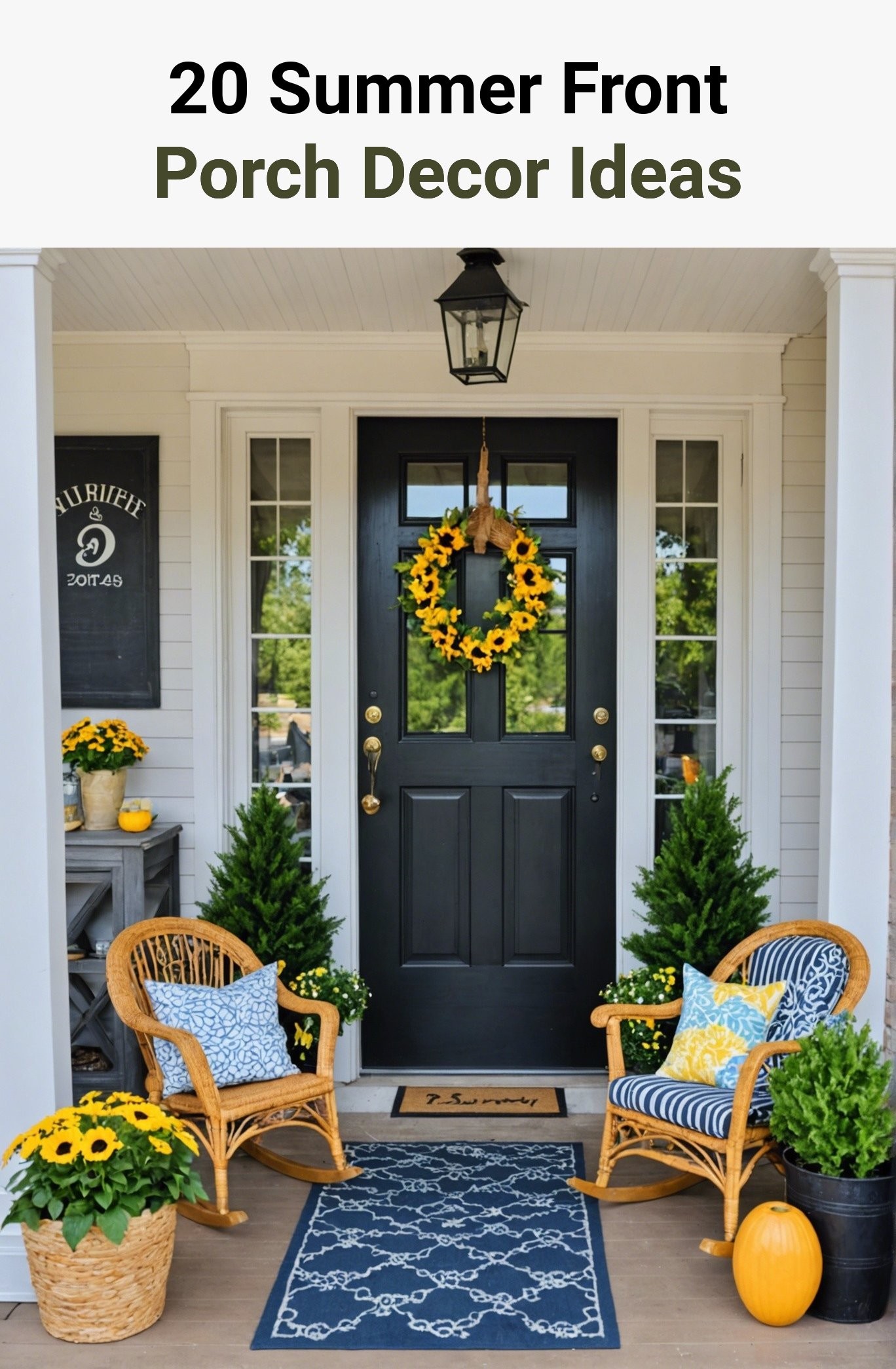 20 Summer Front Porch Decor Ideas
