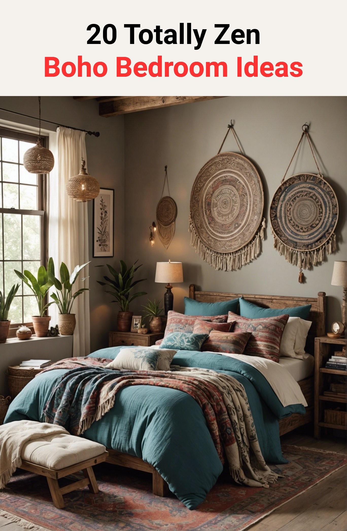 20 Totally Zen Boho Bedroom Ideas