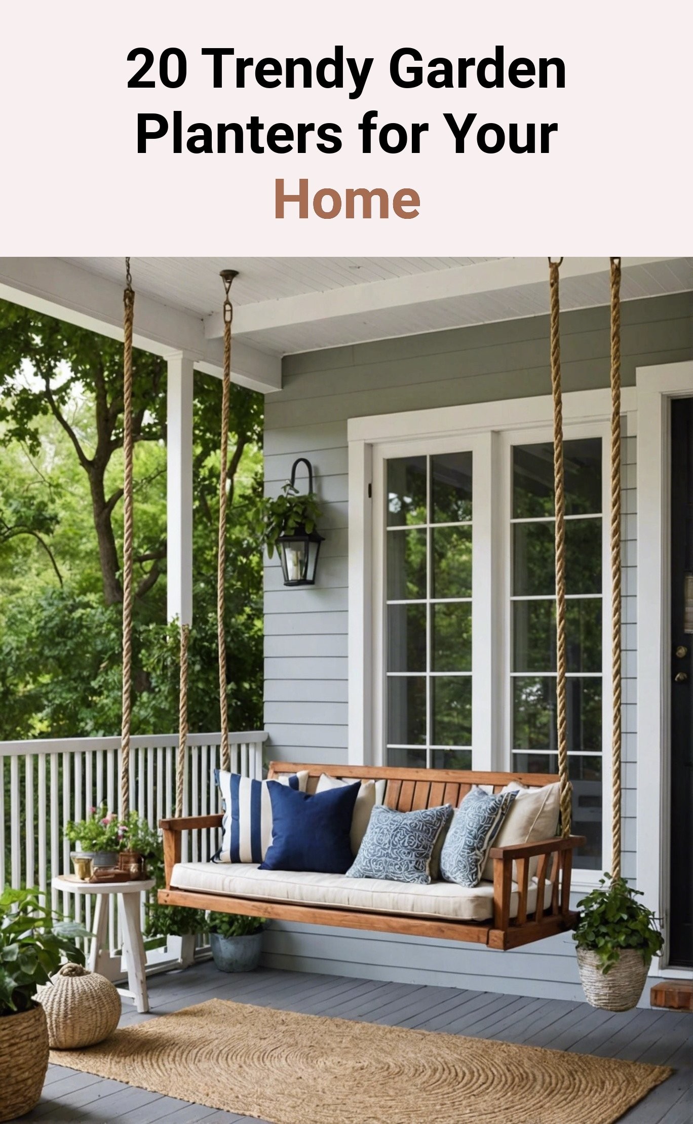 20 Trendy Garden Planters for Your Home