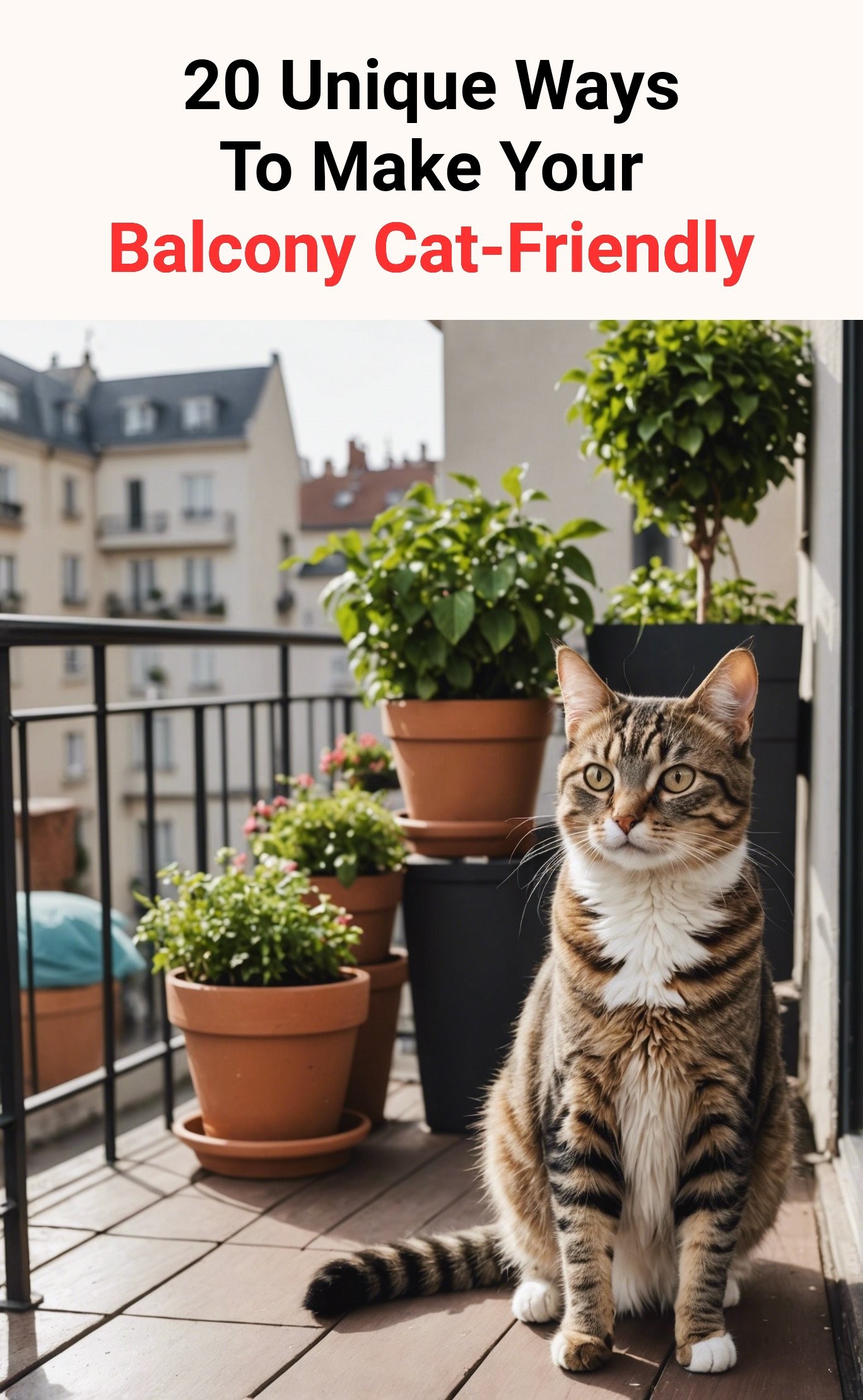20 Unique Ways To Make Your Balcony Cat-Friendly
