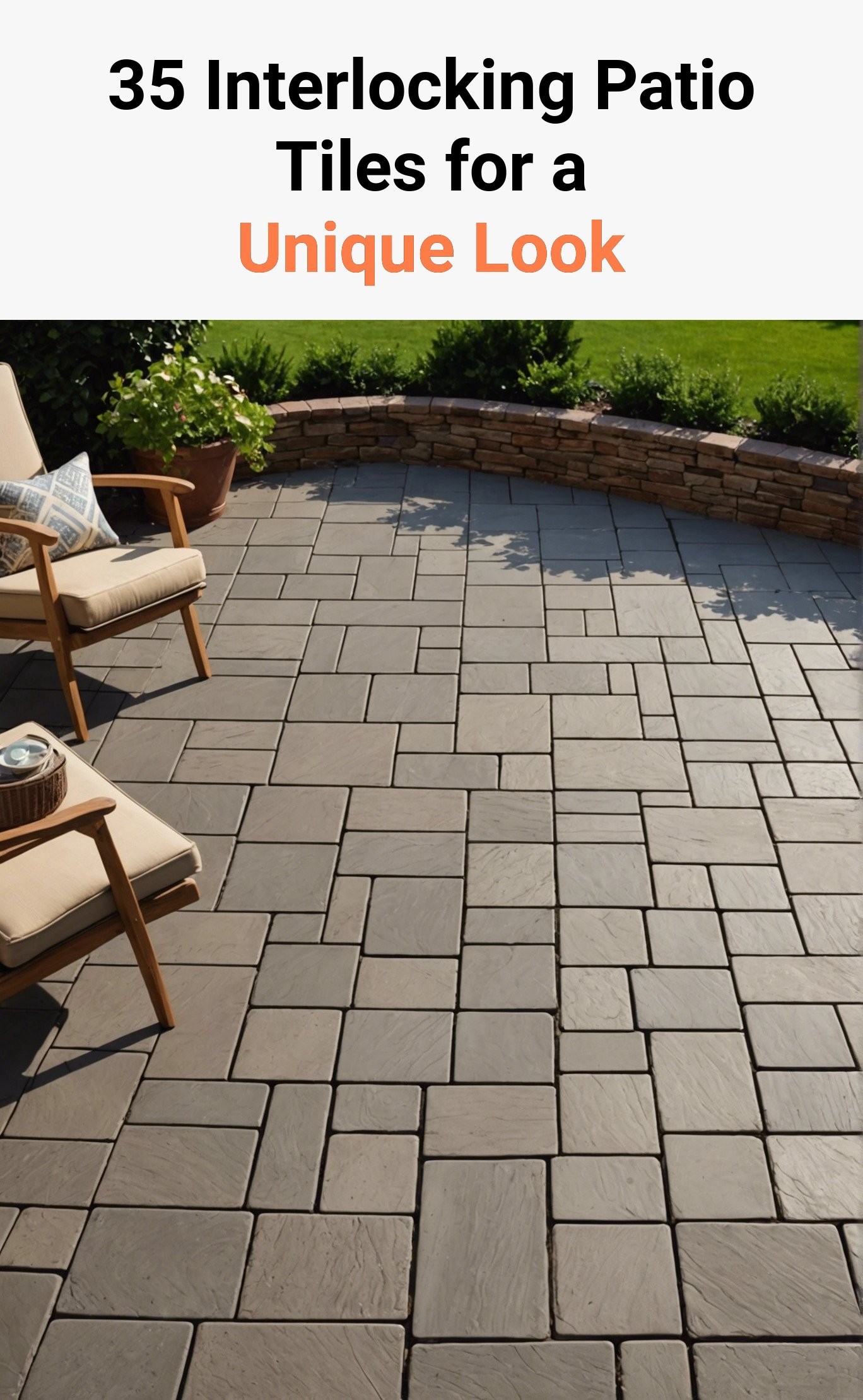 35 Interlocking Patio Tiles for a Unique Look