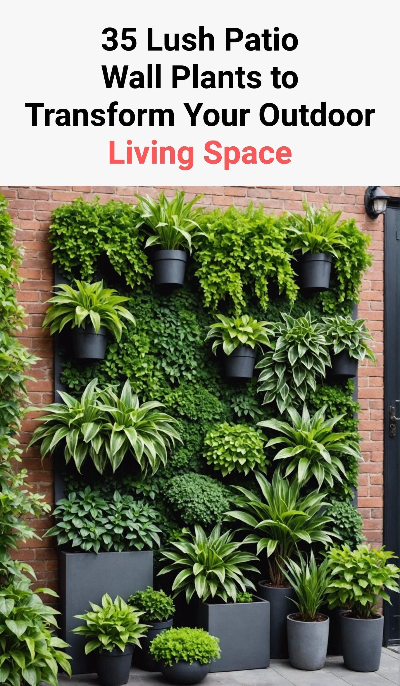 35 Lush Patio Wall Plants to Transform Your Outdoor Living Space