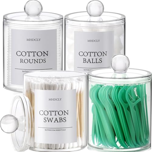 Bathroom Organizers and Storage,4 Pack Bathroom Accessories,Bathroom...