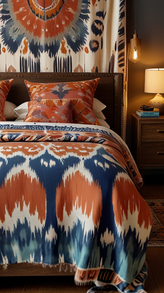 Ikat fabrics