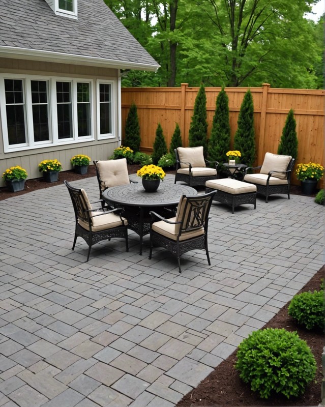 Add a paver patio