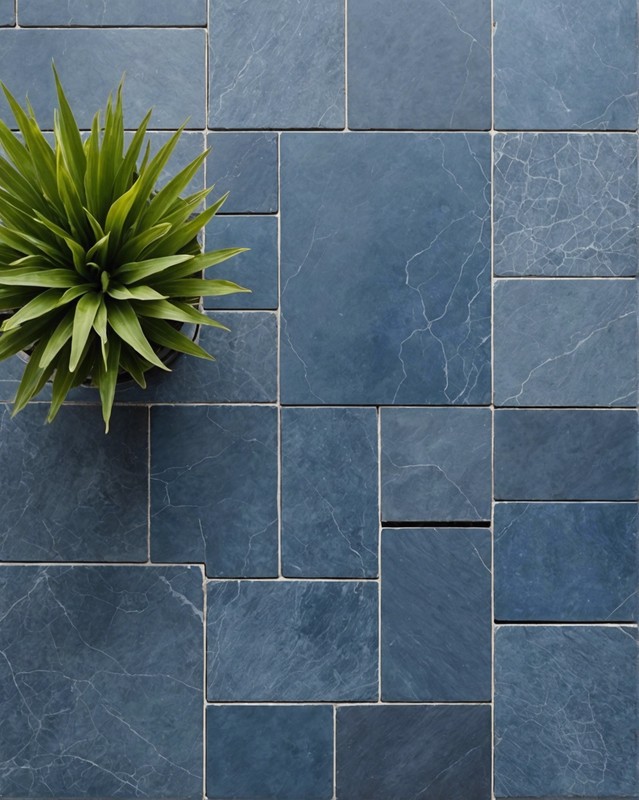 Antique Blue Limestone Tiles