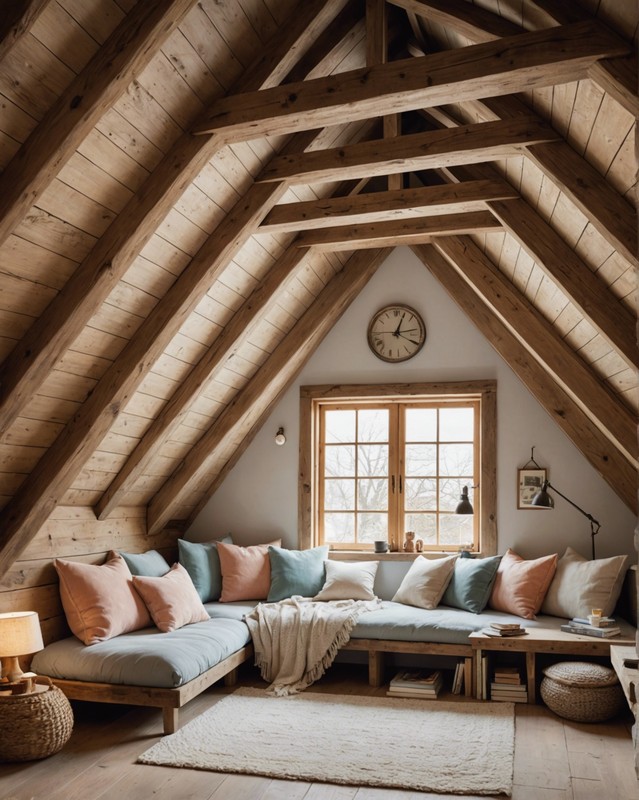 Attic Bedrooms with Cosy Corner Seats