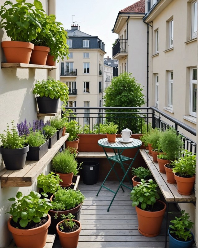 Balcony Herb Garden