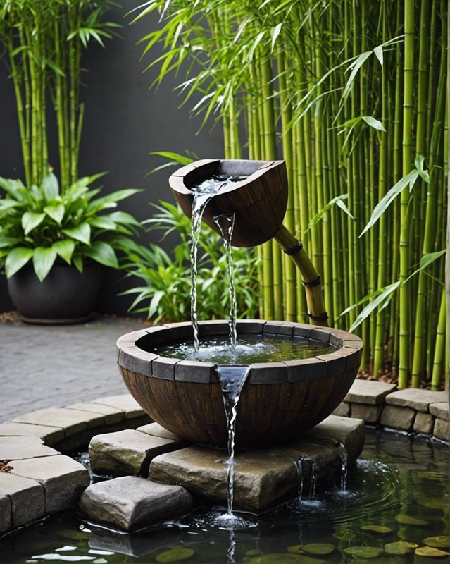 Bamboo Water Feature