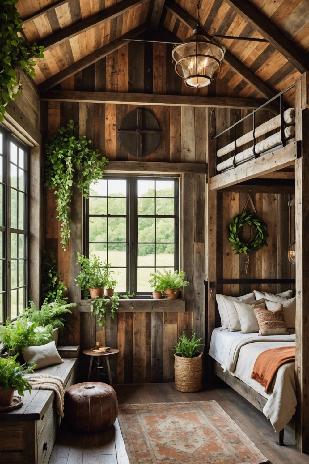 Barn-Inspired Bower