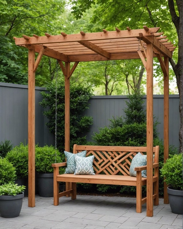 Bench with Canopy