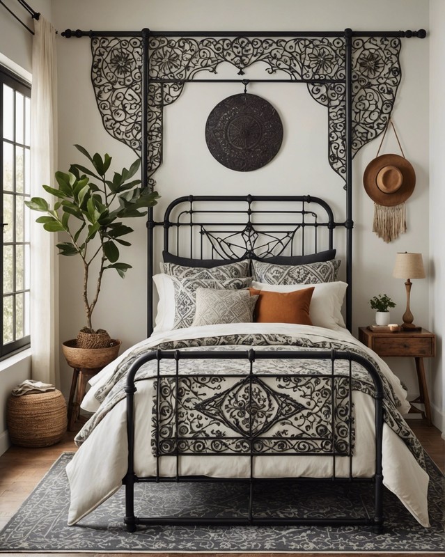 Black Metal Bed Frame