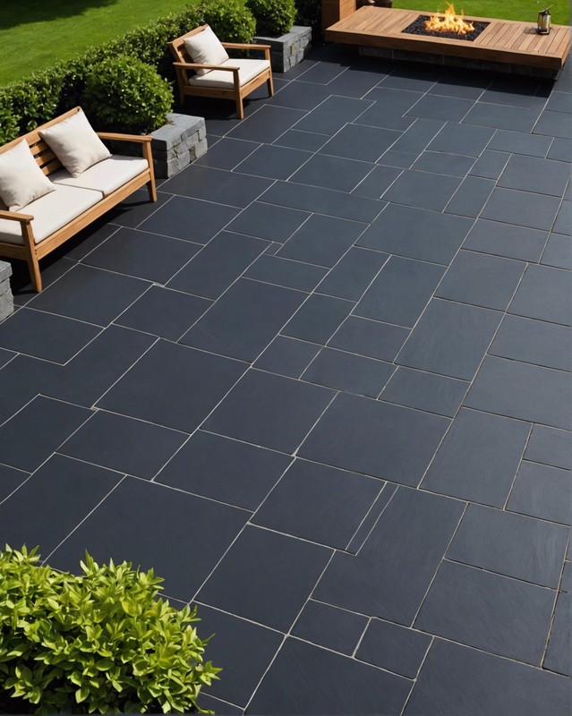 Bluestone Black Tiles