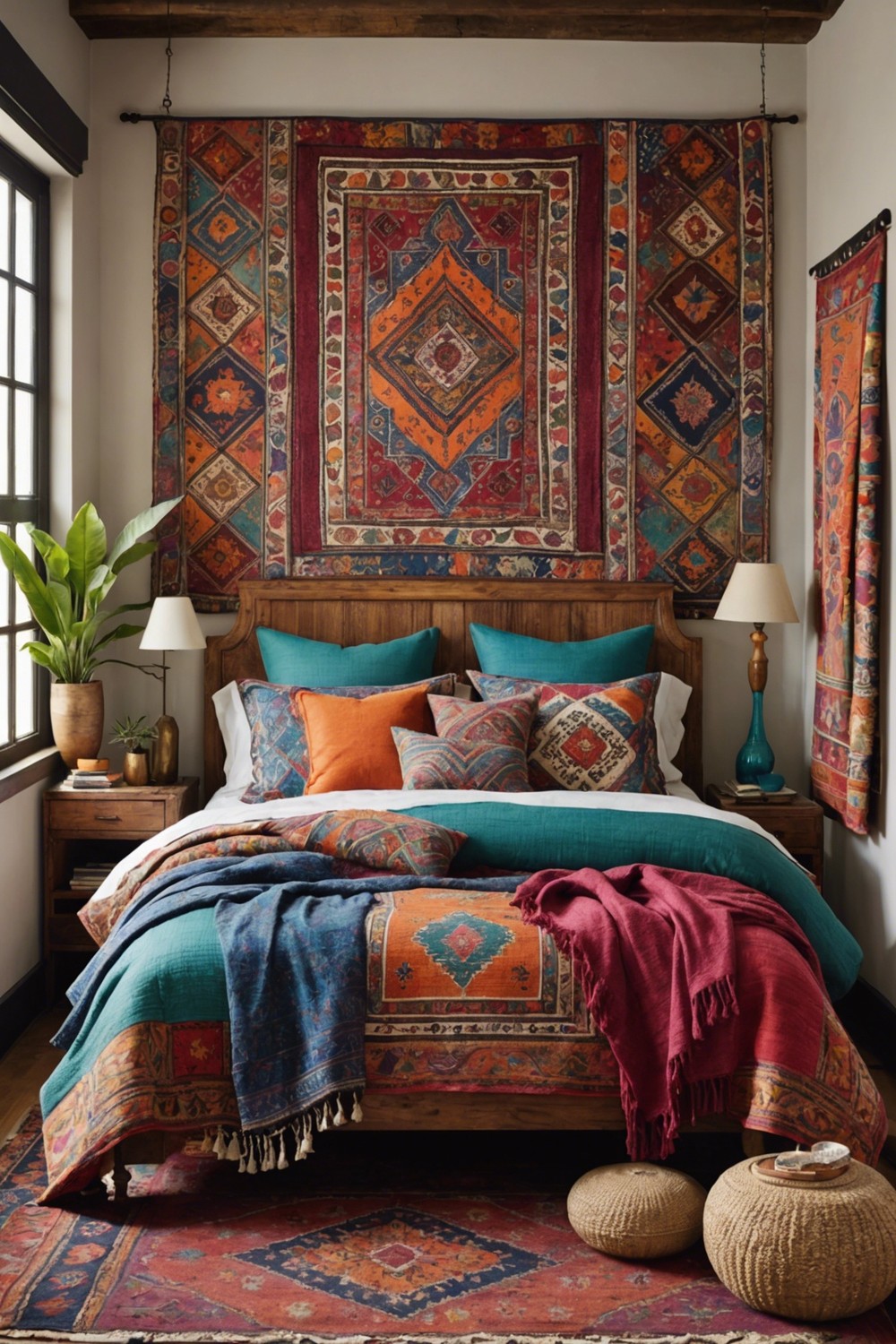 Bohemian Bazaar: Colorful Textiles and Global Inspiration