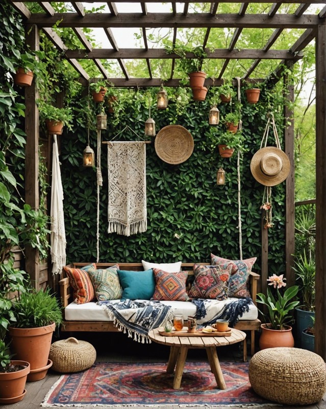 Bohemian Canopy Patio