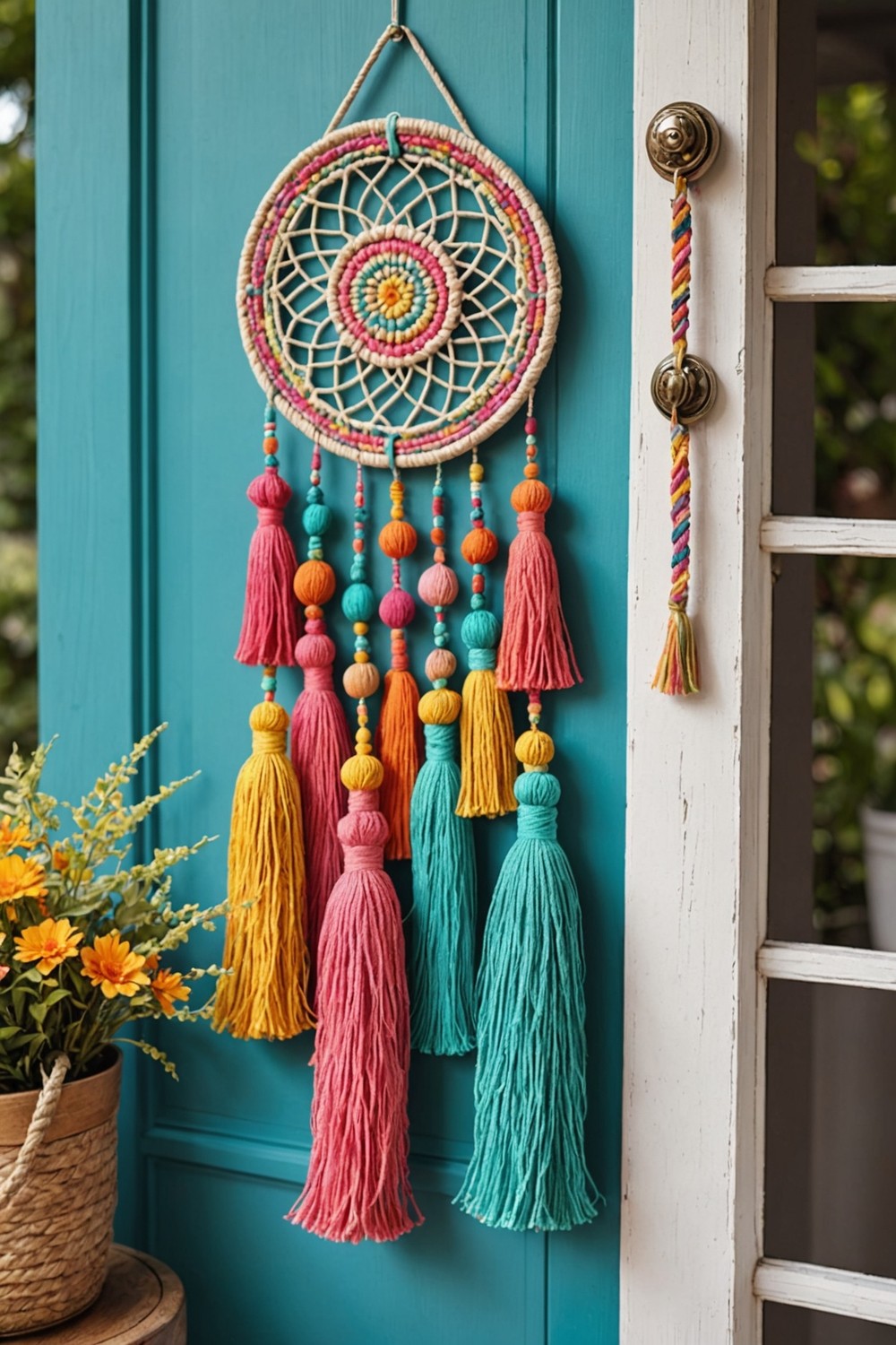 Boho Chic Tassel Door Hanger