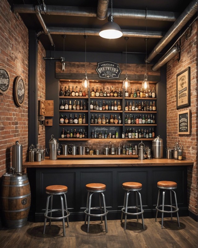 Brewery-themed bar