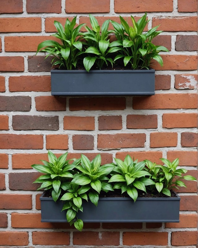 Brick Wall Planter