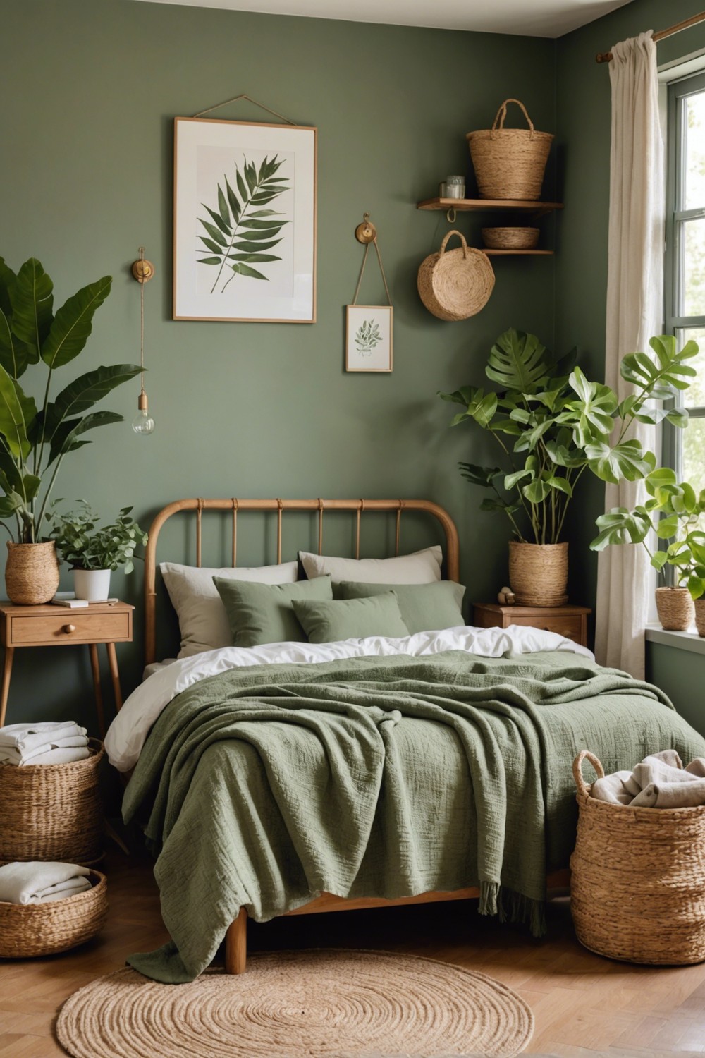 Bring in Woven Baskets for Storage