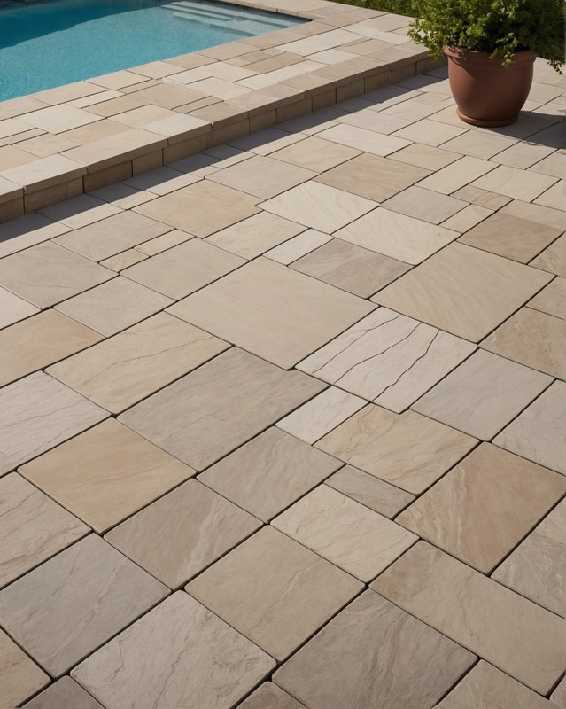 Calico Porcelain Pavers from Stonepeak Ceramics