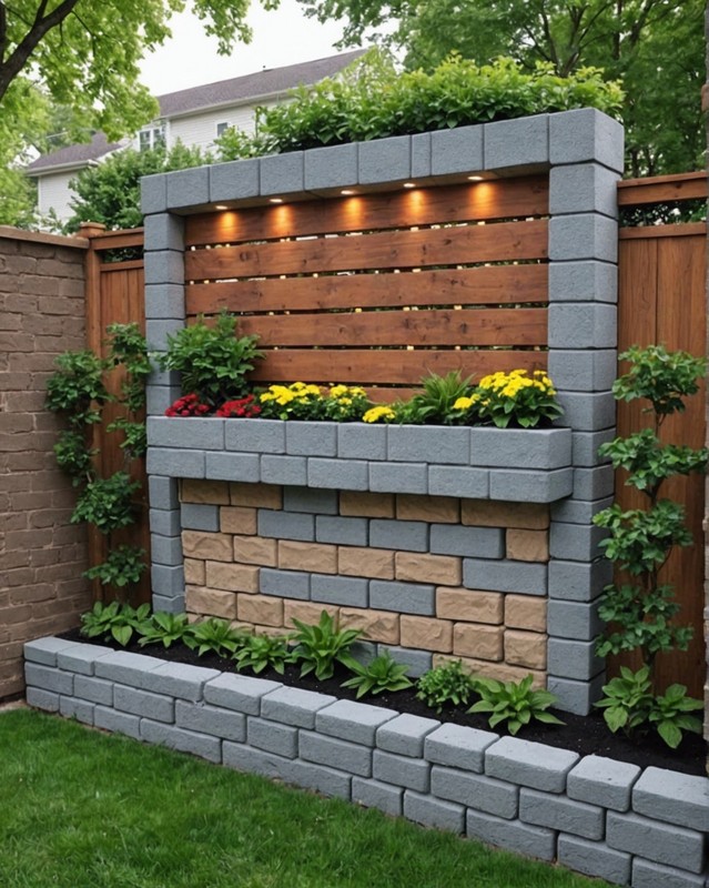 Cinder Block Wall