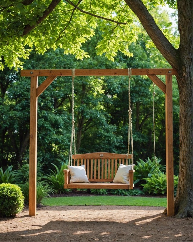 Classic Wooden Swing