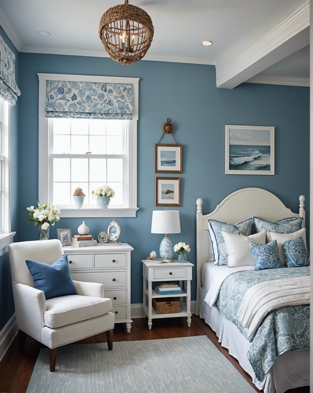 Coastal Escape: Breezy Blues and Calming Whites